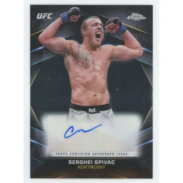 2024 Topps Chrome UFC Serghei Spivac CVA-SSP [Auto]