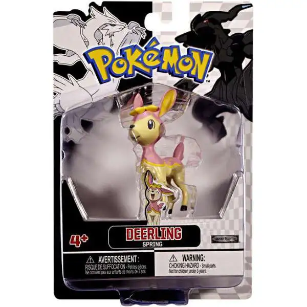 Pokemon Black & White Series 2 Basic Pink Deerling Figure [Spring]