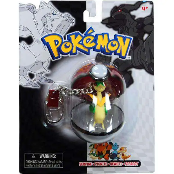 Pokemon Black & White Series 25 Servine Keychain