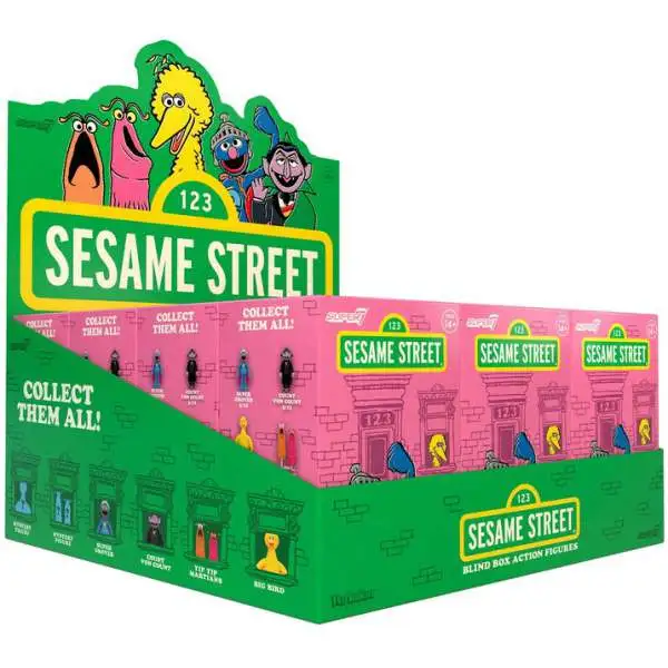 ReAction Sesame Street Wave 2 3.75-Inch Mystery Box [12 Packs]