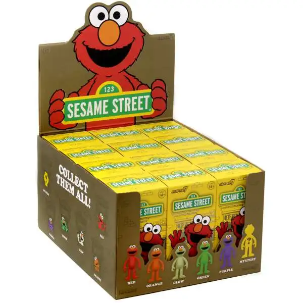 Sesame Street ReAction Wave 4 Elmo 3.75-Inch Mystery Box [12 Packs]