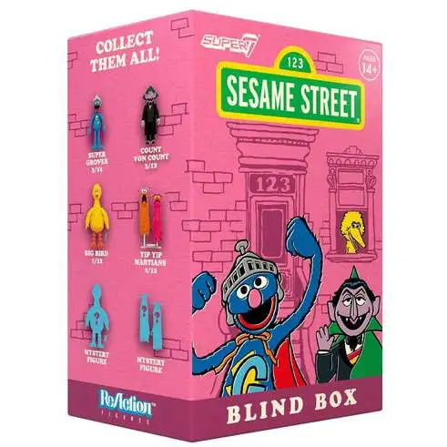 ReAction Sesame Street Wave 2 3.75-Inch Mystery Pack [1 RANDOM Figure]