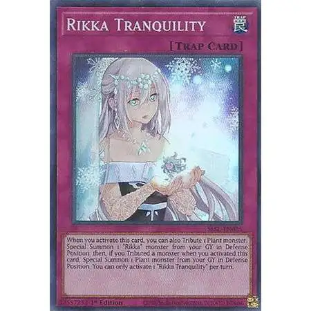 YuGiOh Secret Slayers Single Card Secret Rare Teardrop the Rikka Queen  SESL-EN022 - ToyWiz