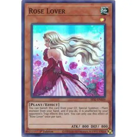 YuGiOh Secret Slayers Super Rare Rose Lover SESL-EN039
