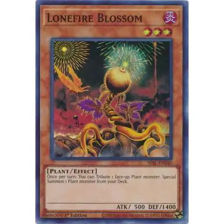 YuGiOh Secret Slayers Super Rare Lonefire Blossom SESL-EN040