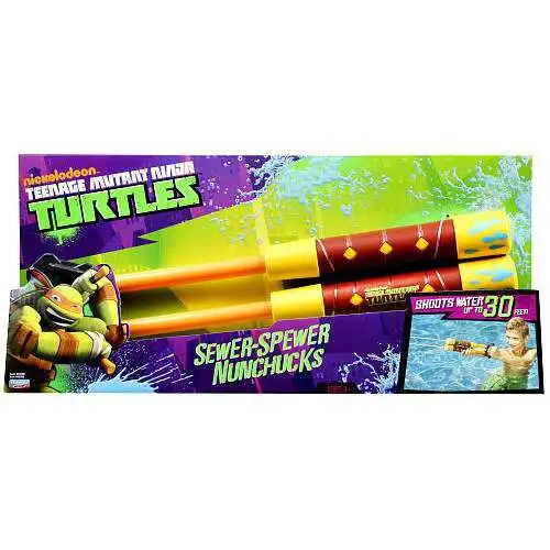 Teenage Mutant Ninja Turtles Nickelodeon Sewer-Spewer Nunchucks Roleplay Toy [Damaged Package]