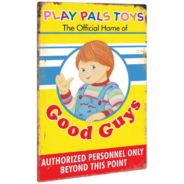 Child's Play 2 Play Pals Metal Sign Prop