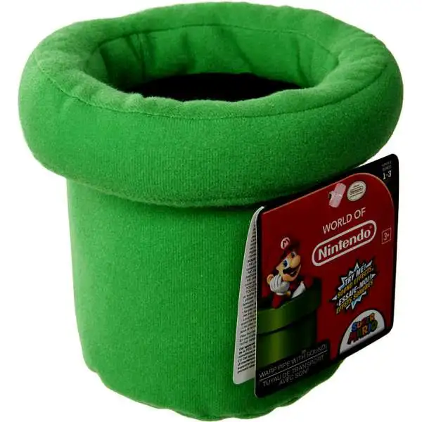 World of Nintendo Super Mario Warp Pipe 5-Inch Plush with Sound FX [SFX]