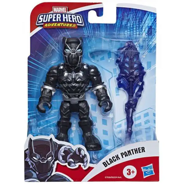 Marvel Playskool Heroes Super Hero Adventures Black Panther Action Figure [Damaged Package]