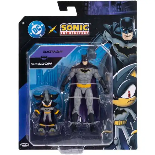 Sonic The Hedgehog x DC Batman Shadow Action Figure 2-Pack Jakks