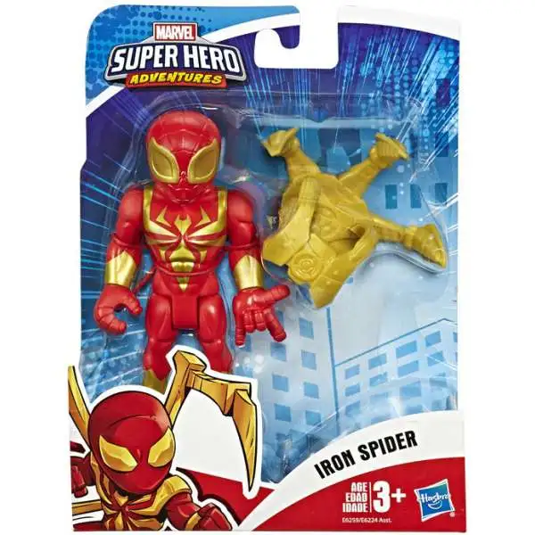 Marvel Playskool Heroes Super Hero Adventures Iron Spider Action Figure [with Spider-Arms]