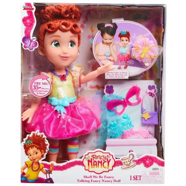 Disney Junior Fancy Nancy Shall We Be Fancy Talking Doll