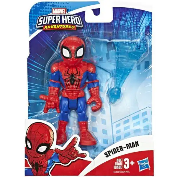 Marvel Playskool Heroes Super Hero Adventures Spider-Man Action Figure [with Web]