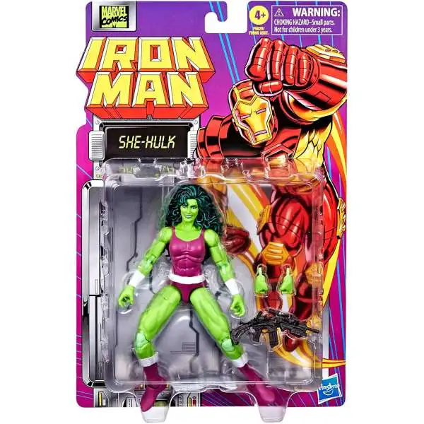 Iron Man Marvel Legends Retro Series She-Hulk Action Figure