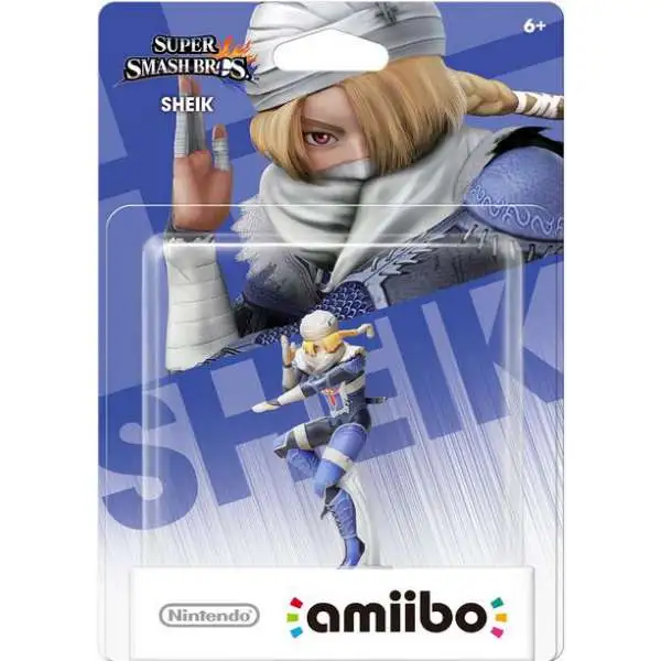 World of Nintendo Super Smash Bros Amiibo Sheik Mini Figure