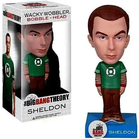 Funko The Big Bang Theory Wacky Wobbler Sheldon Bobble Head [Green Lantern Shirt]