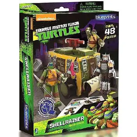 Teenage Mutant Ninja Turtles Nickelodeon Papercraft Shellraiser Vehicle Pack