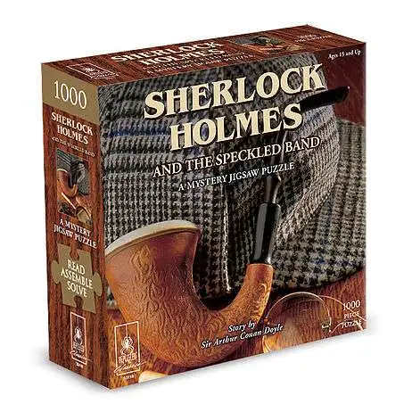 Murder Mystery Party Game Sherlock Holmes Classic Mystery Jigsaw Puzzle