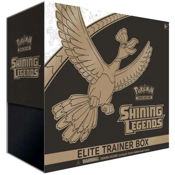 Pokemon Shining Legends Ho-Oh Elite Trainer Box [10 Booster Packs, Promo Card, 65 Card Sleeves, 45 Energy Cards & More]