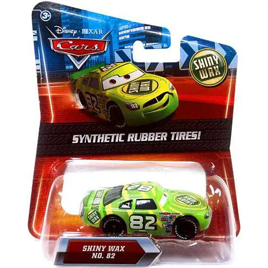 Disney Pixar Cars SHINY WAX #82 Exclusive Die Cast Synthetic Rubber Tires NEW 