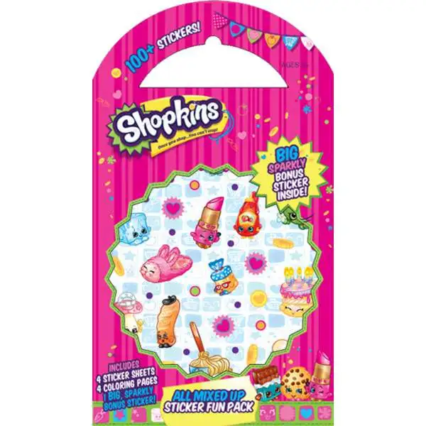 Shopkins All Mixed Up Sticker Fun Pack