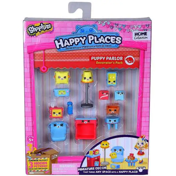 Puppy Parlor Happy Places Shopkins Sara Sushi Set 2 Mini Figurines Petkins 1 Mini Poupée 