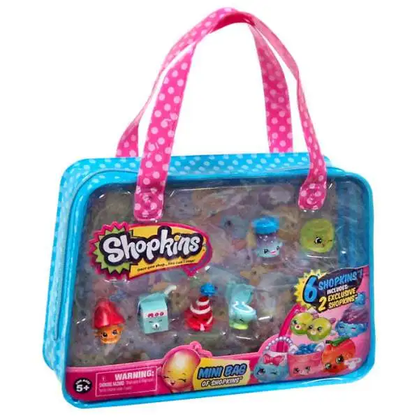 Mini Bag of Shopkins [2 Exclusive Shopkins, RANDOM Color]