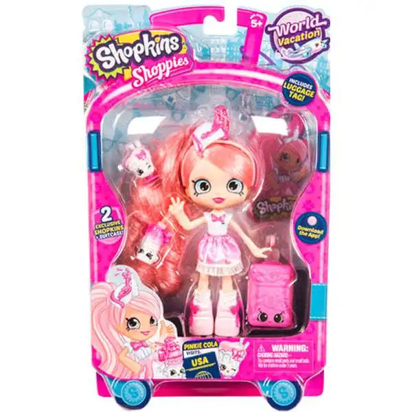Shopkins Shoppies Season 8 World Vacation Pinkie Cola Doll Figure [Visits USA]