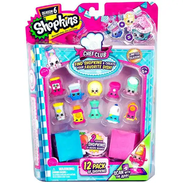 Shopkins Chef Club Season 6 Mini Figure 12-Pack