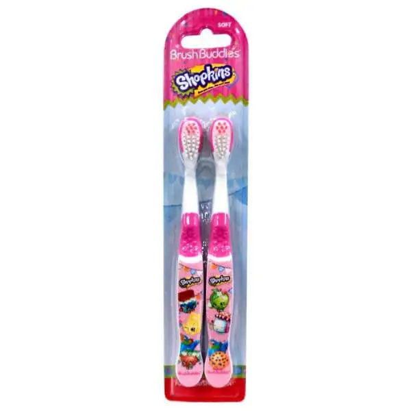 Shopkins Brush Buddies Toothbrush 2-Pack