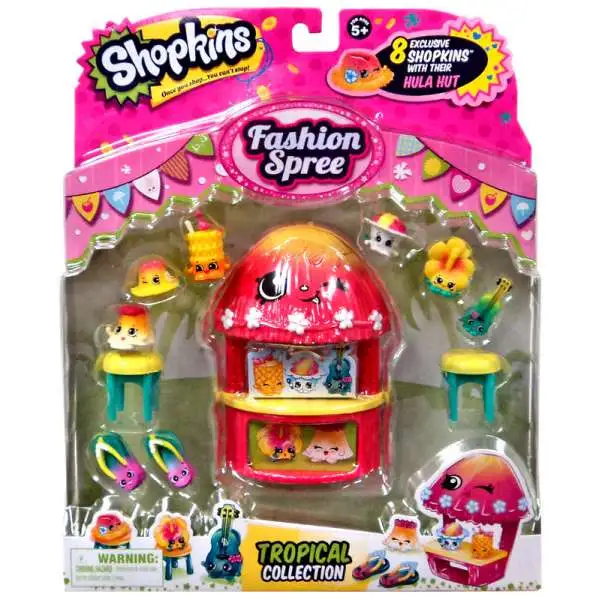 Shopkins Fashion Spree Tropical Collection Theme Pack