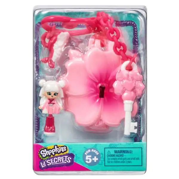 Shopkins Shoppies Lil' Secrets Secret Bag Tag Blossom Sushi Eatery with Sara Sushi Micro Playset