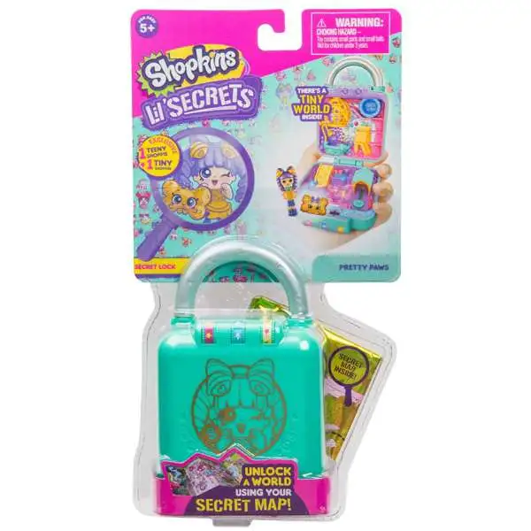 Cute Scoops Ice Cream Age 5+ Secret Lock Playset Shopkins Lil' Secrets 