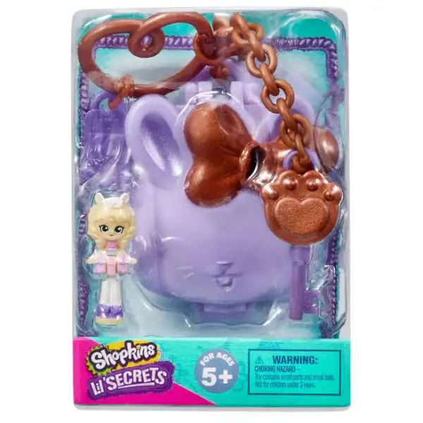 Shopkins Shoppies Lil' Secrets Secret Bag Tag Tiny Paws Vet with Princess Moodream Micro Playset