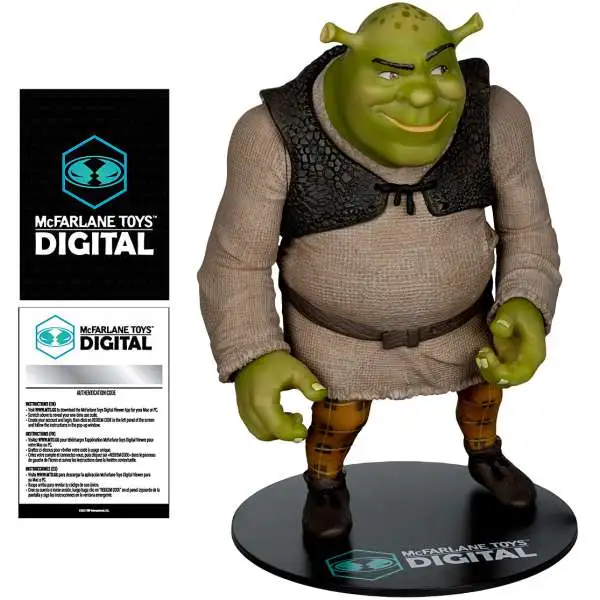 McFarlane Toys Gold Label Collection Shrek Exclusive 12-Inch Posed Figure [Digital Collectible]