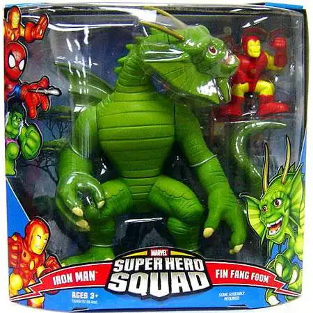 Marvel Super Hero Squad Series 3 Iron Man & Fin Fang Foom Mini Figure 2-Pack