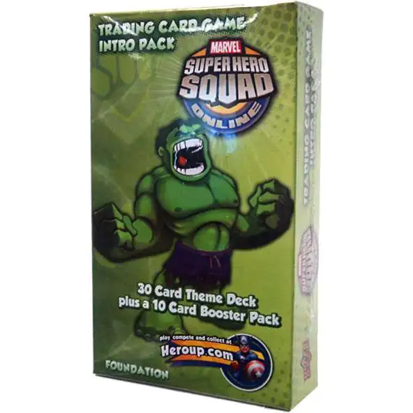 Marvel Trading Card Game Superhero Squad Online Hulk Intro Pack
