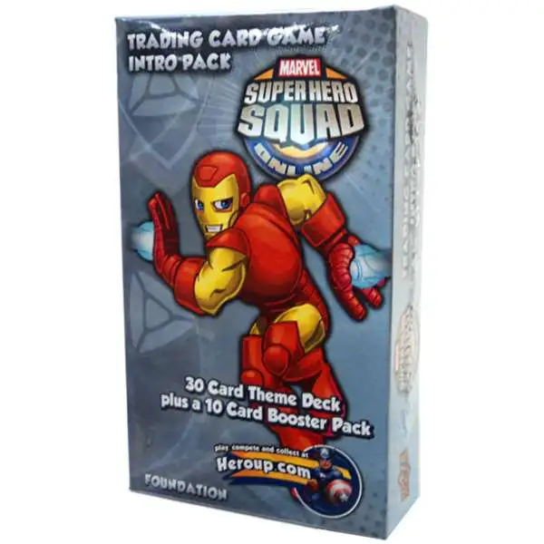 Marvel Trading Card Game Superhero Squad Online Iron Man Intro Pack