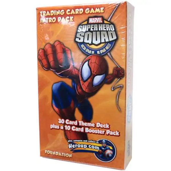 Marvel Trading Card Game Superhero Squad Online Spider-Man Intro Pack