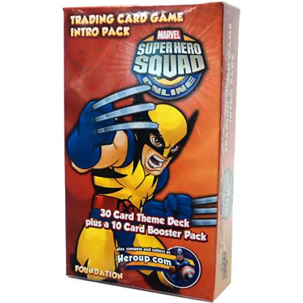 Marvel Trading Card Game Superhero Squad Online Wolverine Intro Pack