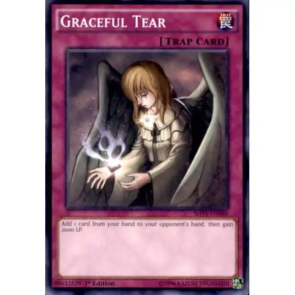 YuGiOh Trading Card Game Shining Victories Common Graceful Tear SHVI-EN080