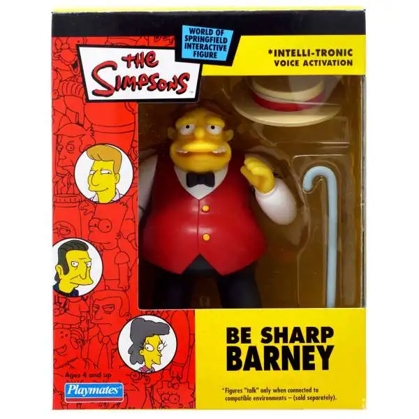 The Simpsons Barney Exclusive Action Figure [Be Sharp]