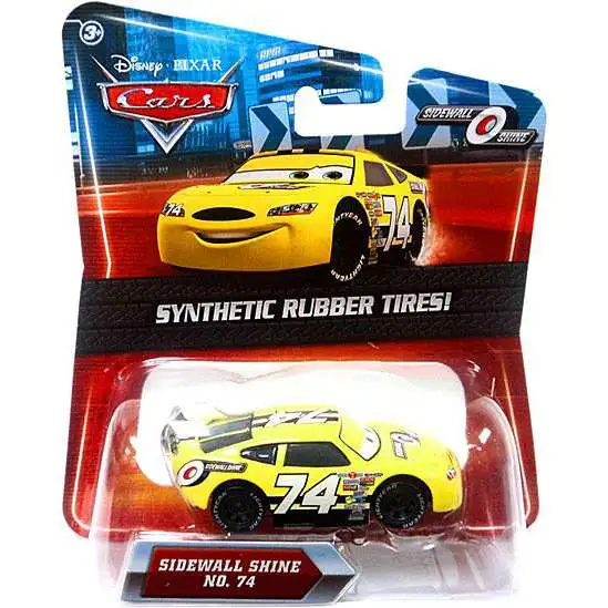 Disney / Pixar Cars Synthetic Rubber Tires Sidewall Shine Exclusive Diecast Car