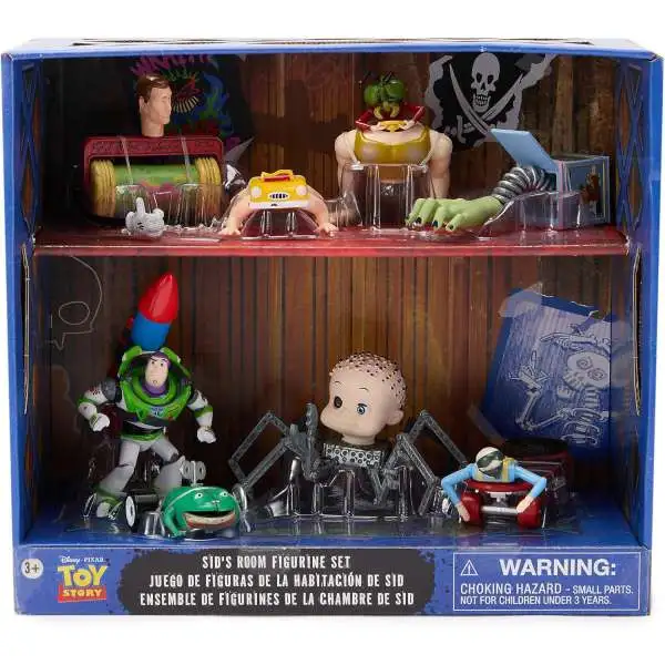 Disney Pixar Toy Story Sids Room Exclusive 8-Piece PVC Mega