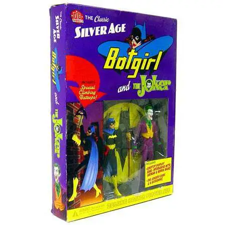 DC The Classic Silver Age Batgirl & The Joker Action Figure 2-Pack