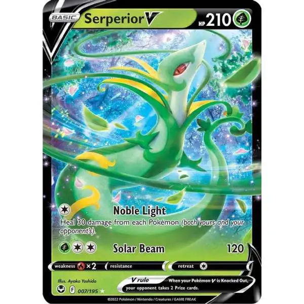 Pokemon Trading Card Game Sword & Shield Silver Tempest Ultra Rare Serperior V #7