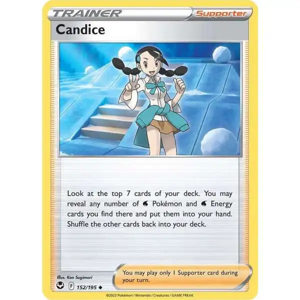 Pokemon Trading Card Game Sword Shield Silver Tempest Single Card Secret Rare Candice 204 Secret 0178