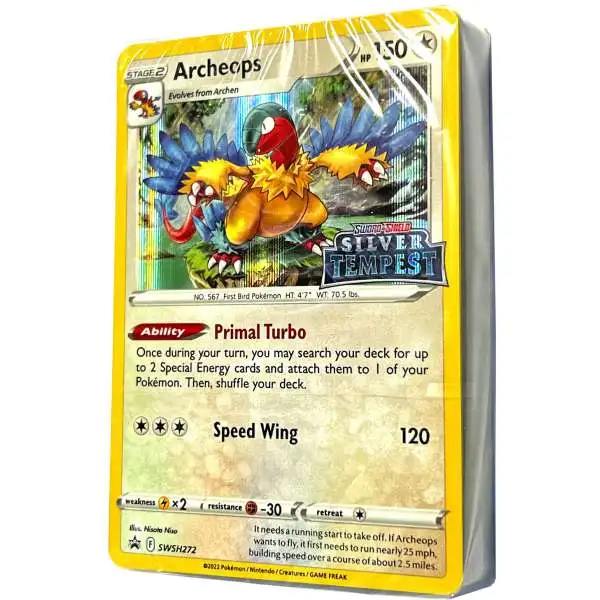 Pokemon Sword & Shield Silver Tempest Archeops LOOSE Deck [40 Cards]