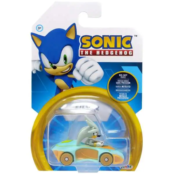 Sonic The Hedgehog Silver Diecast Vehicle [New Deco]