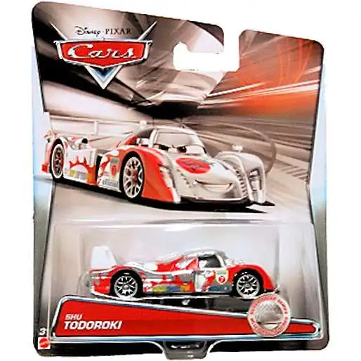 Disney / Pixar Cars Silver Racer Series Shu Todoroki Diecast Car